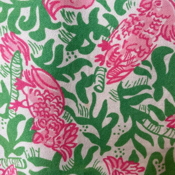 Lilly Pulitzer Women's Cropped Cockatoo Print Capri Pants Size 2 Early 2000’s - Picture 8 of 11